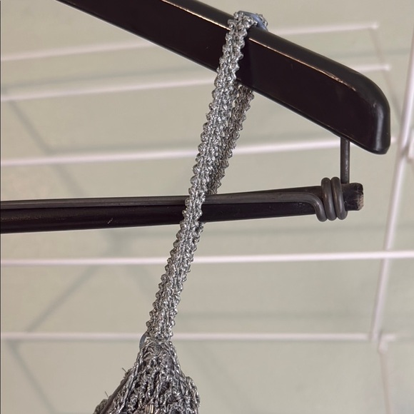 Gray Crochet Lace beaded tank top JS Collections. XL NWT (C2) - Picture 5 of 11